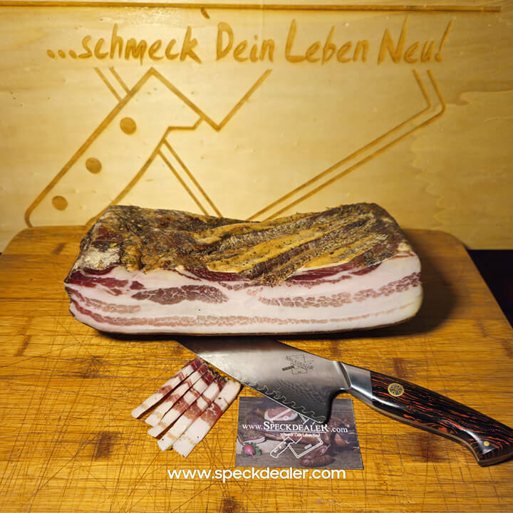 Bauchspeck / Pancetta Selection vom Hochlandschwein