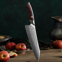 Lade das Bild in den Galerie-Viewer, Speckdealer Messer - Chefmesser mit Tigerwood Griff
