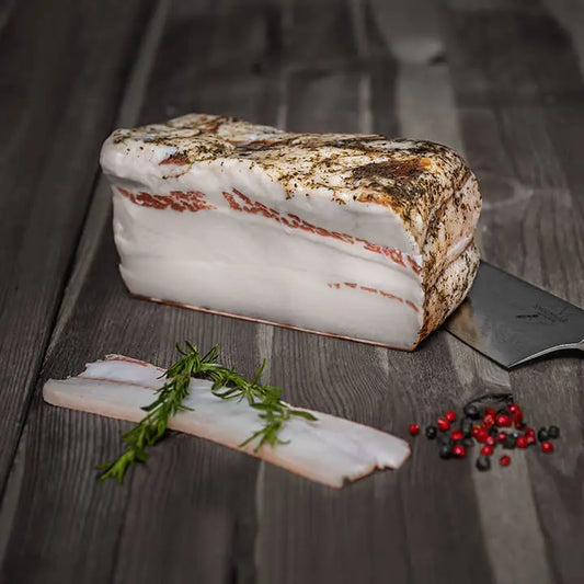 Lardo aus Castelnuovo / Italien