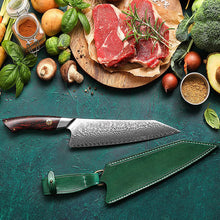 Lade das Bild in den Galerie-Viewer, Speckdealer Messer - Chefmesser mit Tigerwood Griff - Klinge
